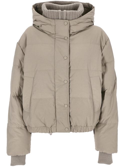 Down jacket with hood Brunello Cucinelli | MD5997859CJU49